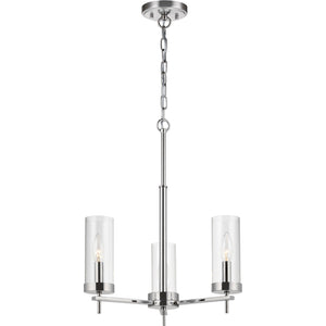 Zire Three Light Chandelier in Chrome - Visual Comfort Ceiling Lights