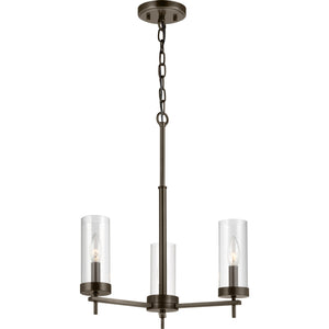 Zire Three Light Chandelier in Chrome - Visual Comfort Ceiling Lights