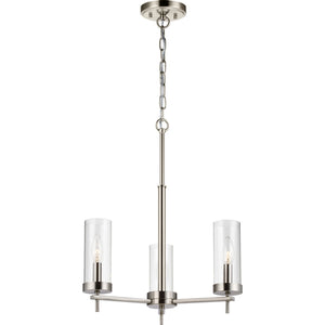 Zire Three Light Chandelier in Chrome - Visual Comfort Ceiling Lights