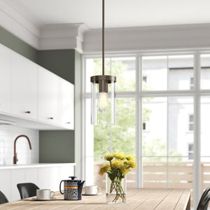 Zire One Light Pendant in Chrome - Visual Comfort Ceiling Lights