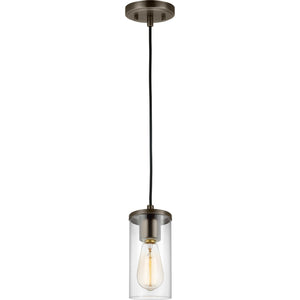 Zire One Light Mini-Pendant in Chrome - Visual Comfort Ceiling Lights