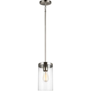 Zire One Light Pendant in Chrome - Visual Comfort Ceiling Lights
