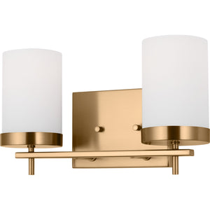 Zire Two Light Bath Chrome Bulbs IIncluded