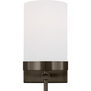 Zire One Light Wall / Bath Sconce in Pewter Bronze Bulbs IIncluded - Visual Comfort Wall Lights
