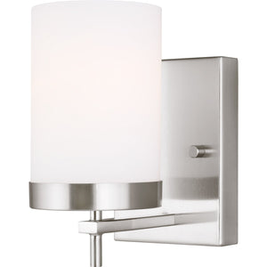 Zire One Light Wall / Bath Sconce in Pewter Bronze Bulbs IIncluded - Visual Comfort Wall Lights