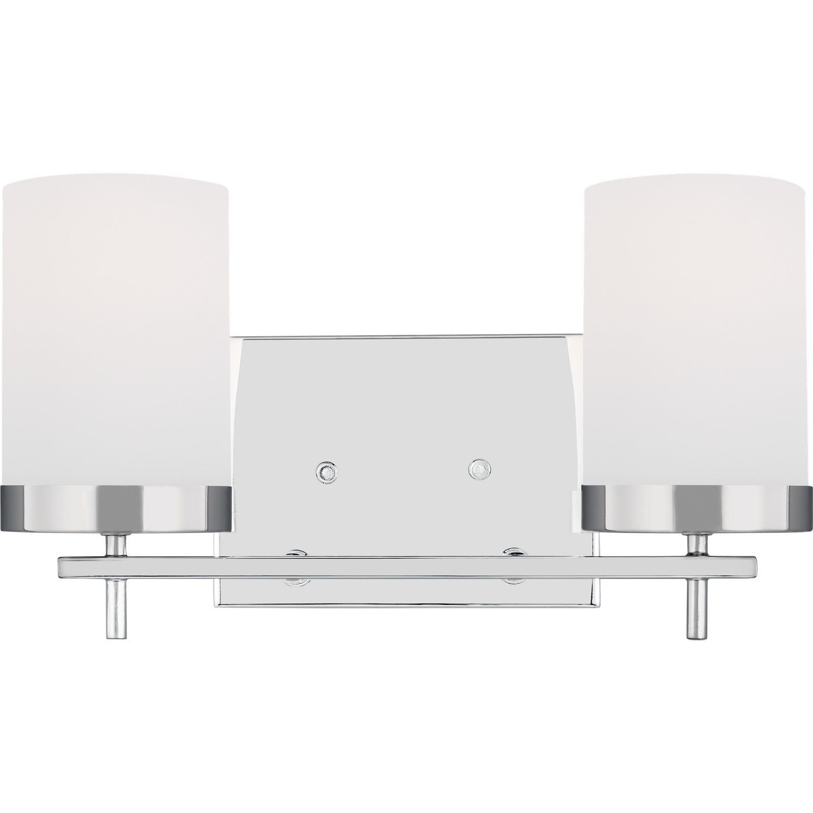 Zire Two Light Bath Chrome Bulbs IIncluded - Visual Comfort Wall Lights