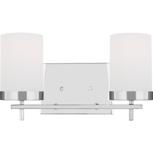 Zire Two Light Bath Chrome Bulbs IIncluded - Visual Comfort Wall Lights
