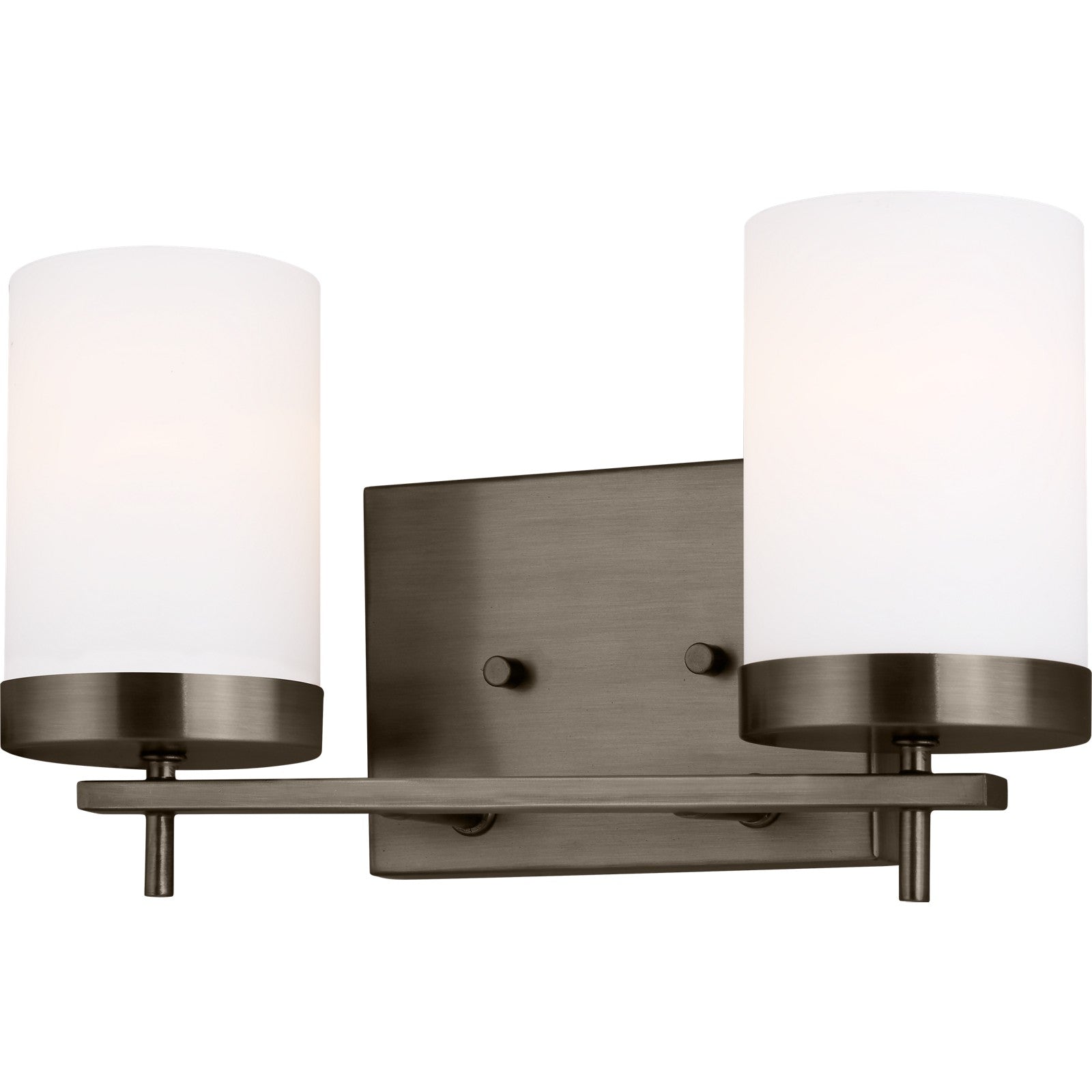 Zire Two Light Bath Chrome Bulbs IIncluded - Visual Comfort Wall Lights