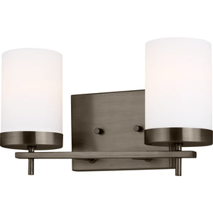 Zire Two Light Bath Chrome Bulbs IIncluded - Visual Comfort Wall Lights