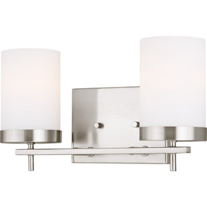 Zire Two Light Bath Chrome Bulbs IIncluded - Visual Comfort Wall Lights