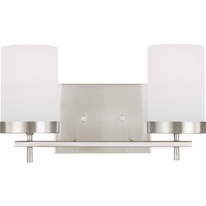 Zire Two Light Bath Chrome Bulbs IIncluded - Visual Comfort Wall Lights