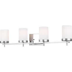 Zire Four Light Bath Chrome - Visual Comfort Wall Lights