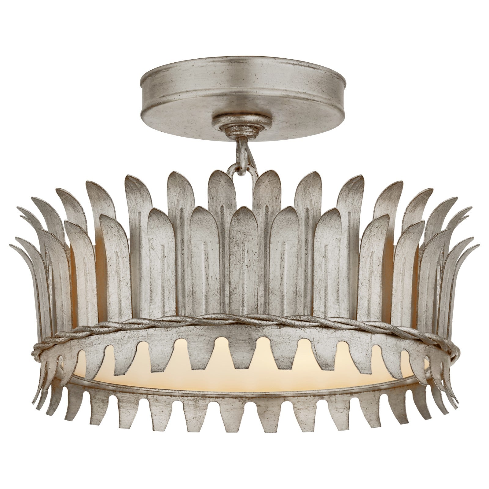 Leslie 12" Semi-Flush - Visual Comfort Ceiling Lights