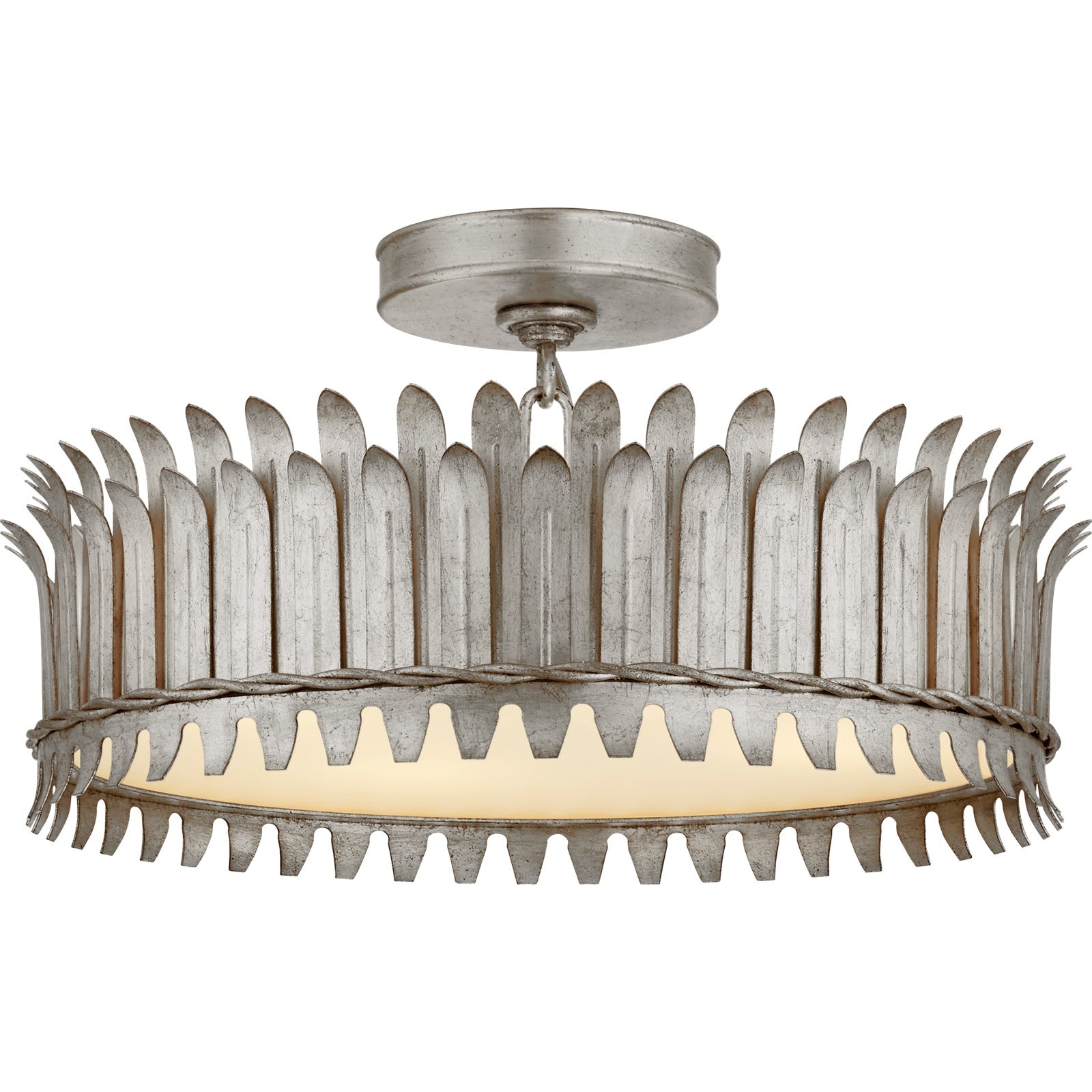 Leslie 16" Semi-Flush - Visual Comfort Ceiling Lights