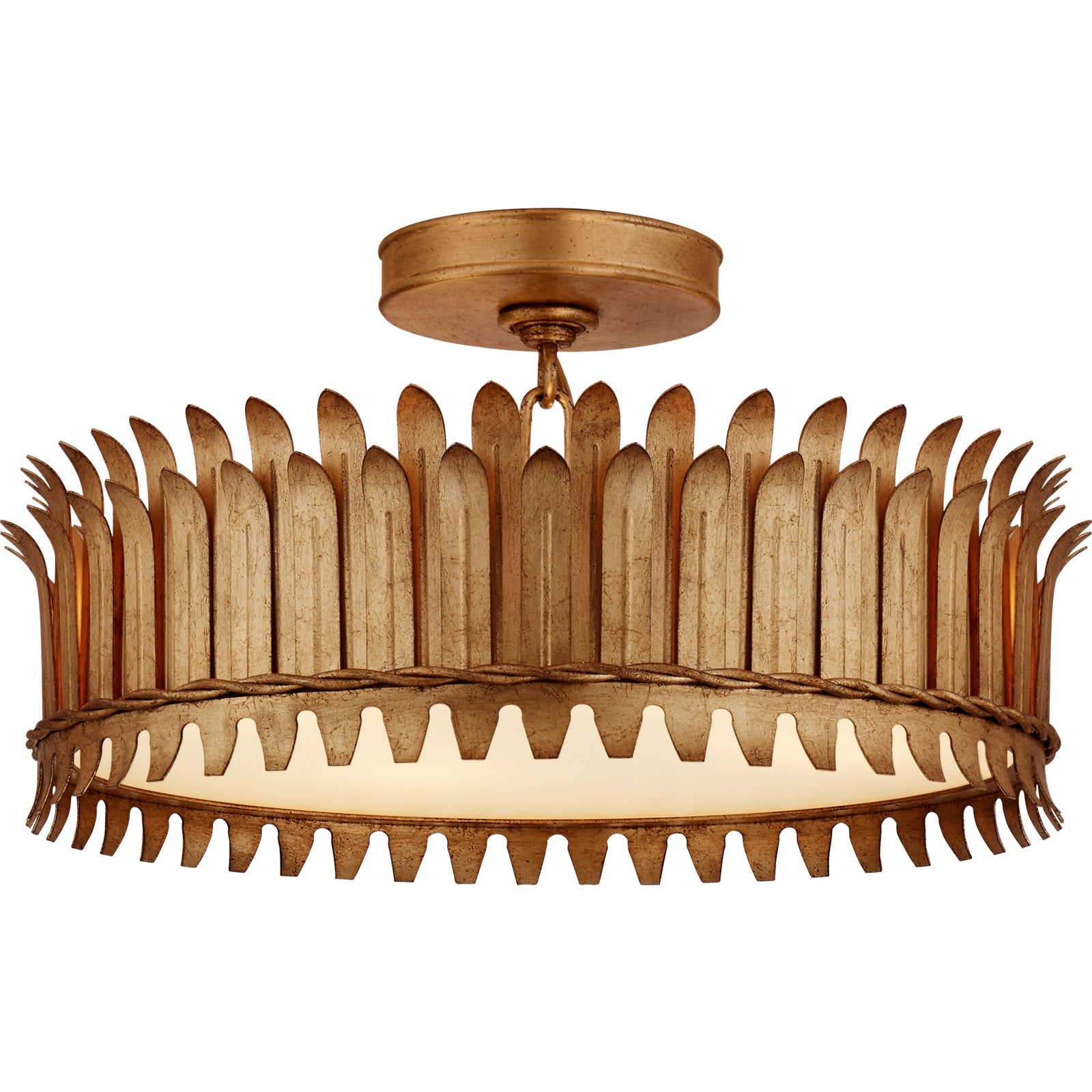 Leslie 16" Semi-Flush - Visual Comfort Ceiling Lights