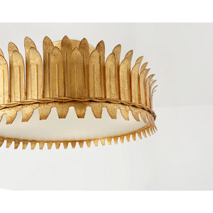 Leslie 16" Semi-Flush - Visual Comfort Ceiling Lights