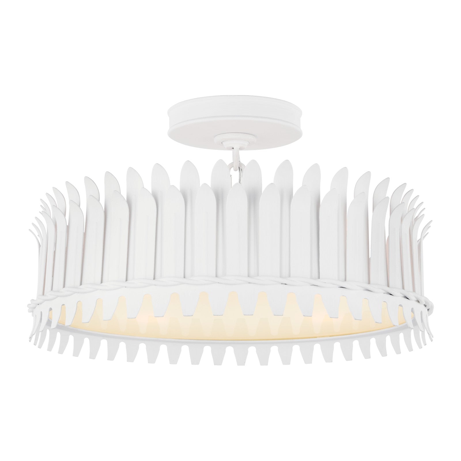 Leslie 16" Semi-Flush - Visual Comfort Ceiling Lights