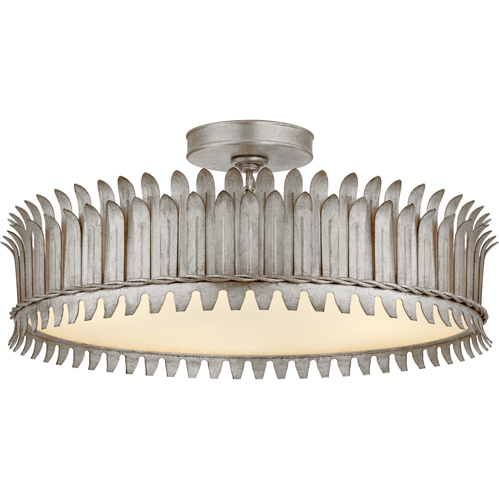 Leslie 21" Semi-Flush - Visual Comfort Ceiling Lights