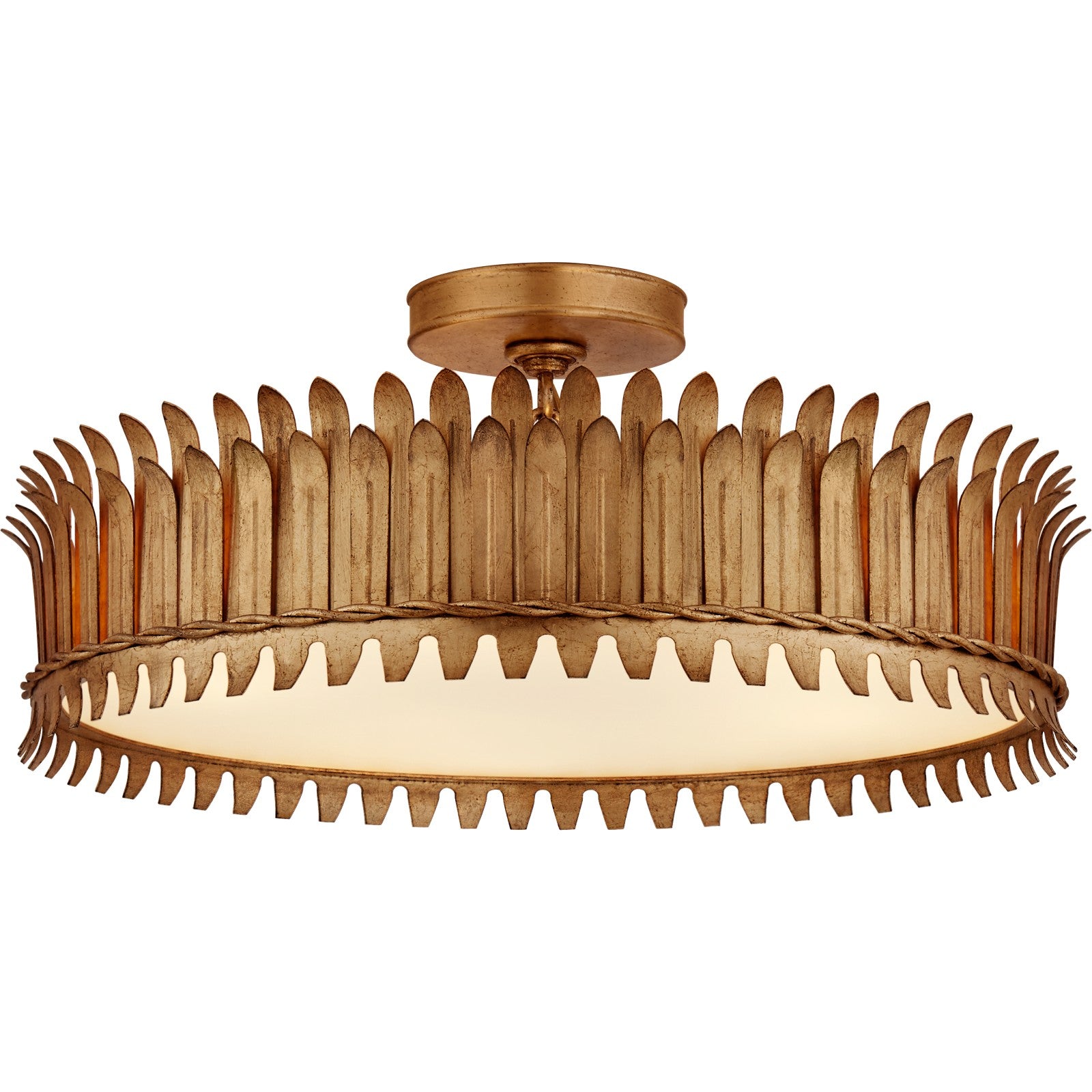 Leslie 21" Semi-Flush - Visual Comfort Ceiling Lights