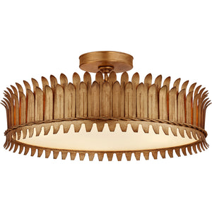 Leslie 21" Semi-Flush - Visual Comfort Ceiling Lights