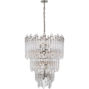 Adele Three-Tier Waterfall Chandelier - Visual Comfort Ceiling Lights