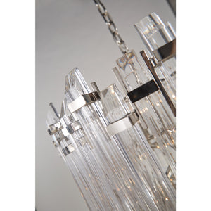 Adele Three-Tier Waterfall Chandelier - Visual Comfort Ceiling Lights