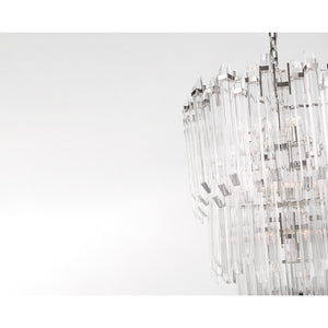 Adele Three-Tier Waterfall Chandelier - Visual Comfort Ceiling Lights