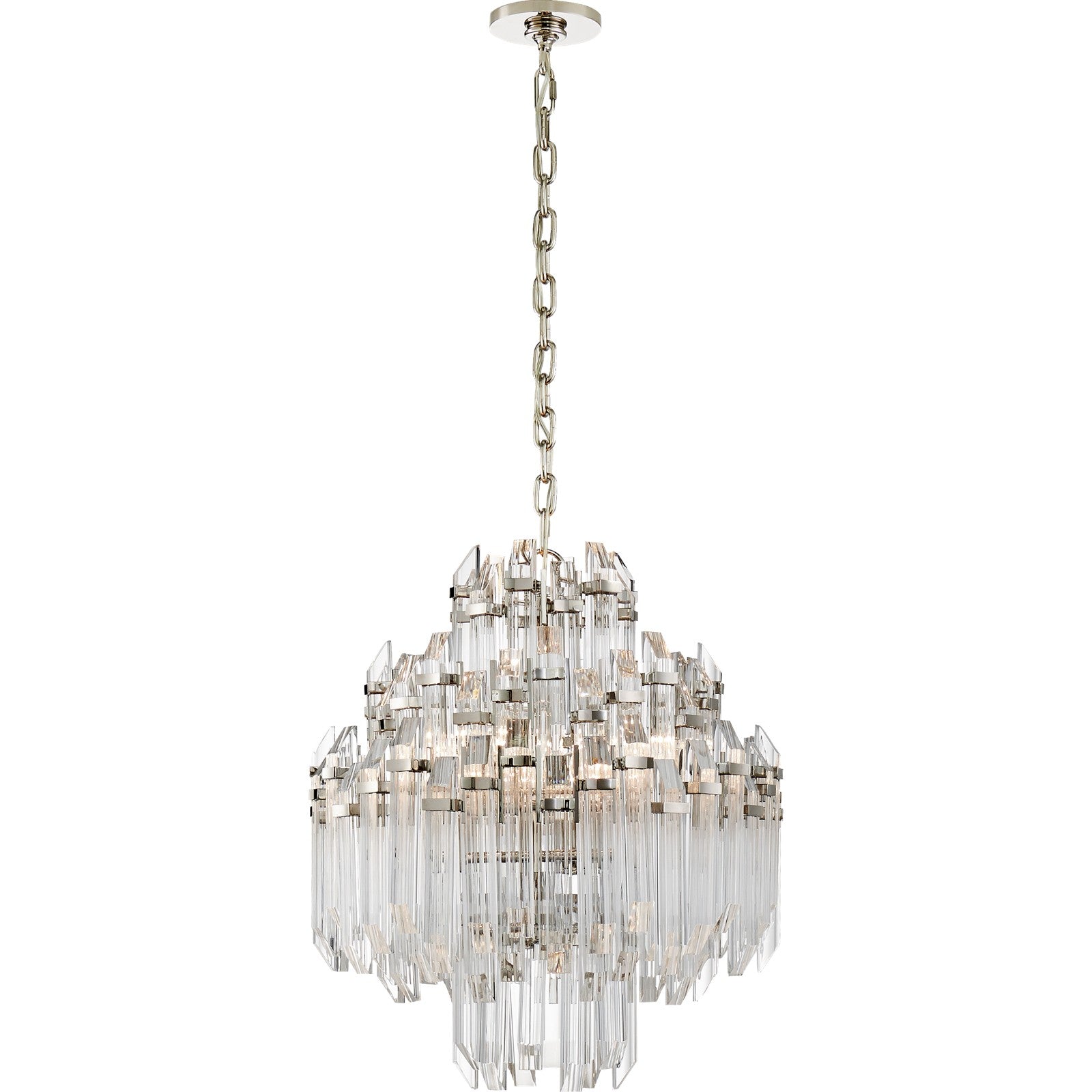 Adele Four Tier Waterfall Chandelier - Visual Comfort Ceiling Lights