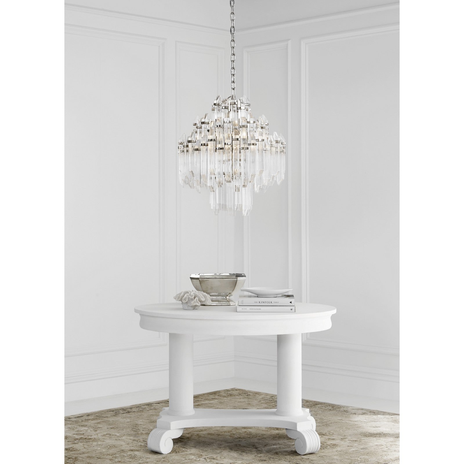 Adele Four Tier Waterfall Chandelier - Visual Comfort Ceiling Lights