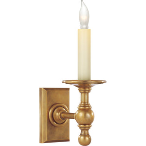 Single Library Classic Sconce - Visual Comfort Wall Lights