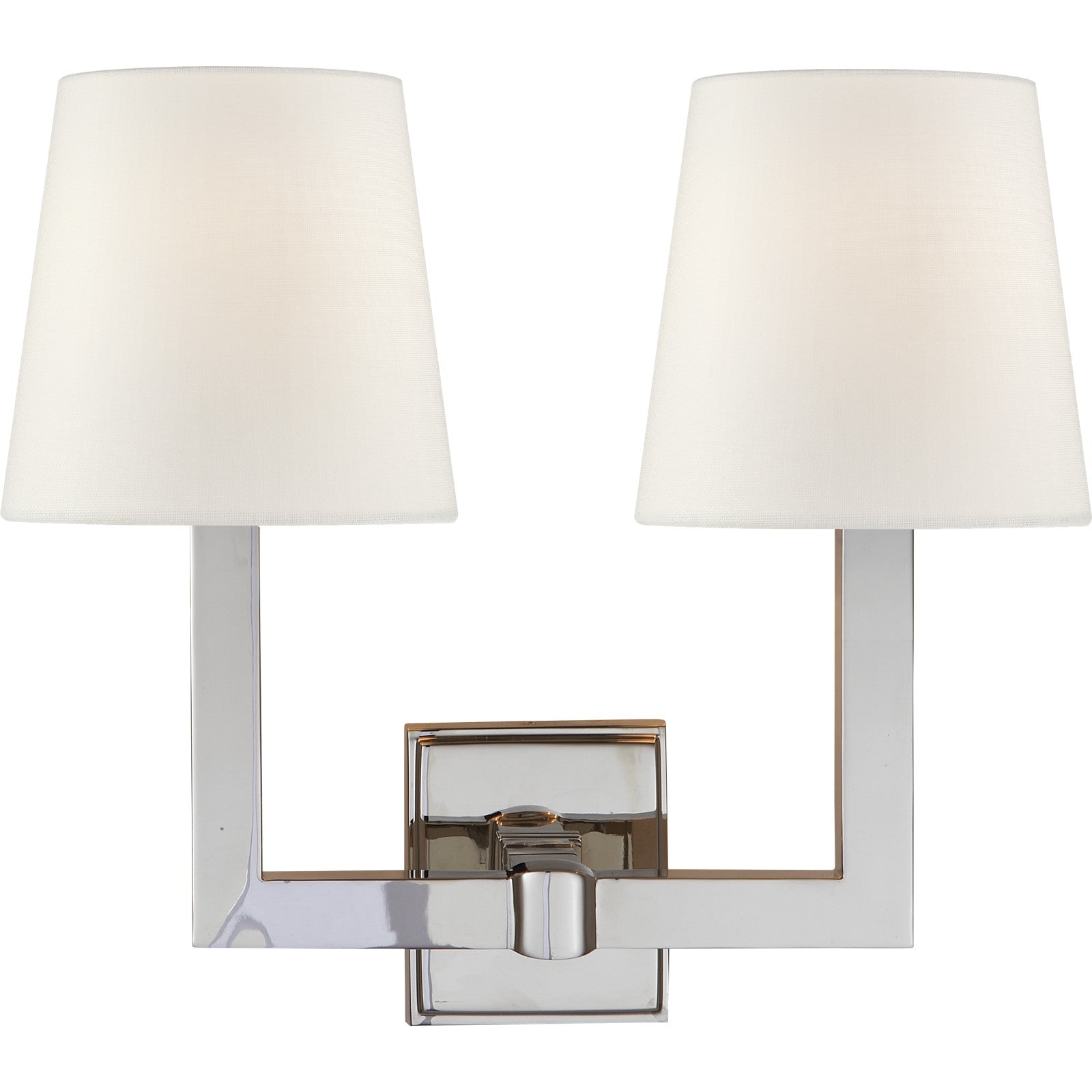 Square Tube Double Sconce - Visual Comfort Wall Lights