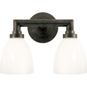 Wilton Double Bath Light - Visual Comfort Wall Lights