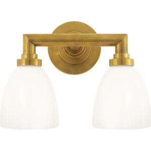 Wilton Double Bath Light - Visual Comfort Wall Lights