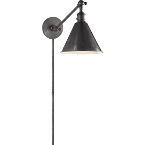 Boston Functional Single Arm Library Light - Visual Comfort Wall Lights