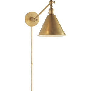 Boston Functional Single Arm Library Light - Visual Comfort Wall Lights