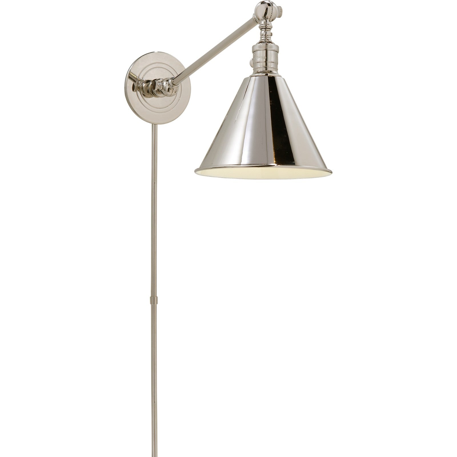 Boston Functional Single Arm Library Light - Visual Comfort Wall Lights