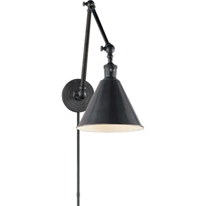 Boston Functional Double Arm Library Light - Visual Comfort Wall Lights