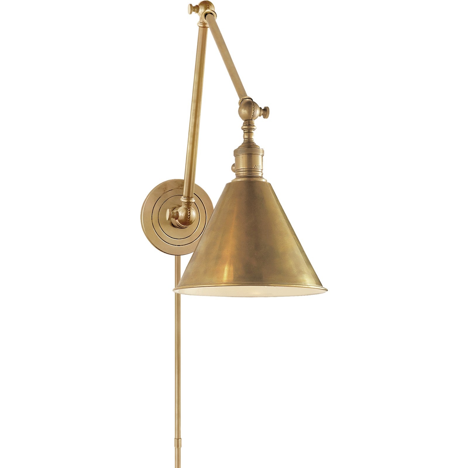 Boston Functional Double Arm Library Light - Visual Comfort Wall Lights
