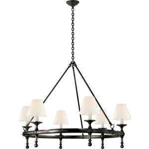 Classic Ring Chandelier - Visual Comfort Ceiling Lights
