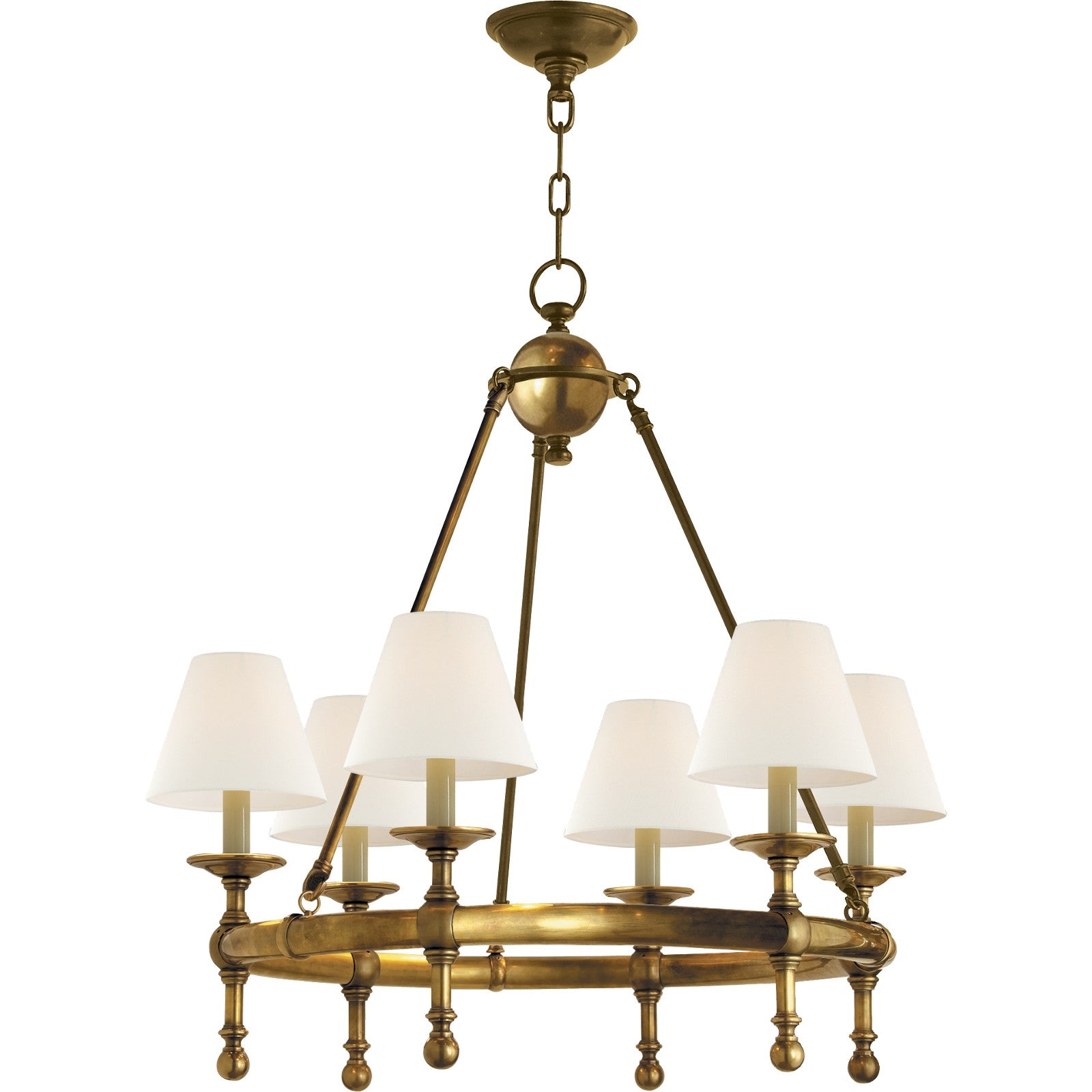 Classic Mini Ring Chandelier - Visual Comfort Ceiling Lights