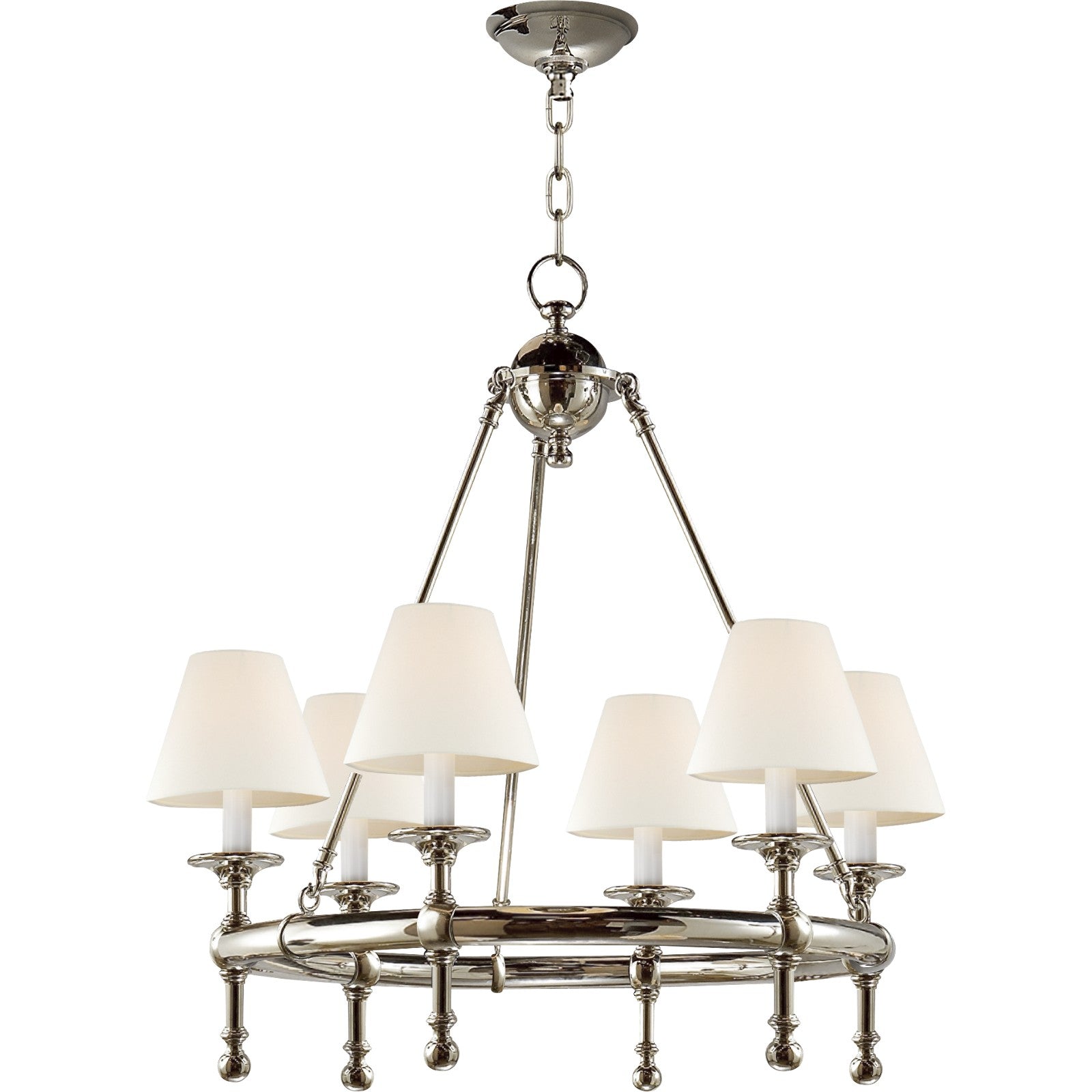 Classic Mini Ring Chandelier - Visual Comfort Ceiling Lights