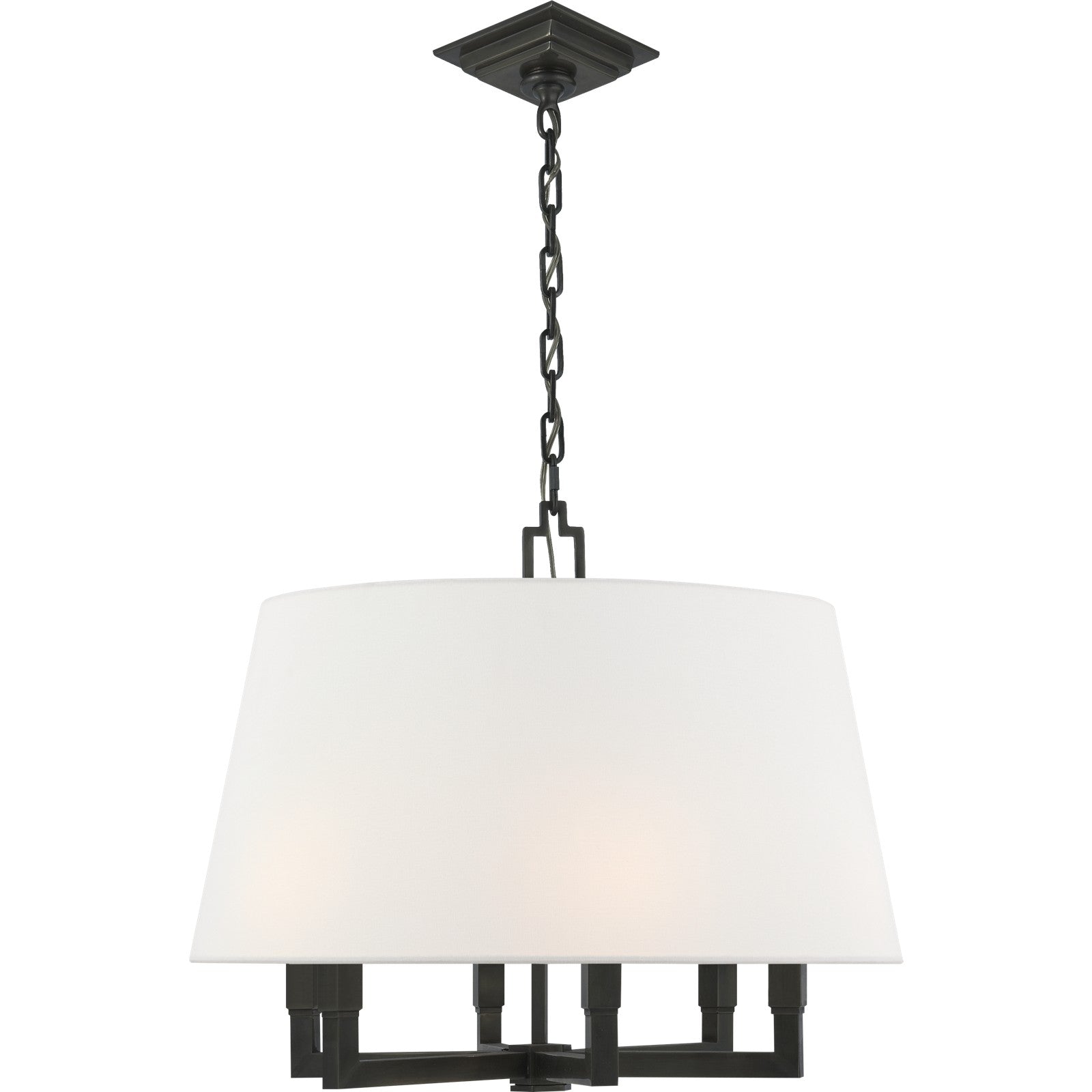 Square Tube Hanging Shade - Visual Comfort Ceiling Lights