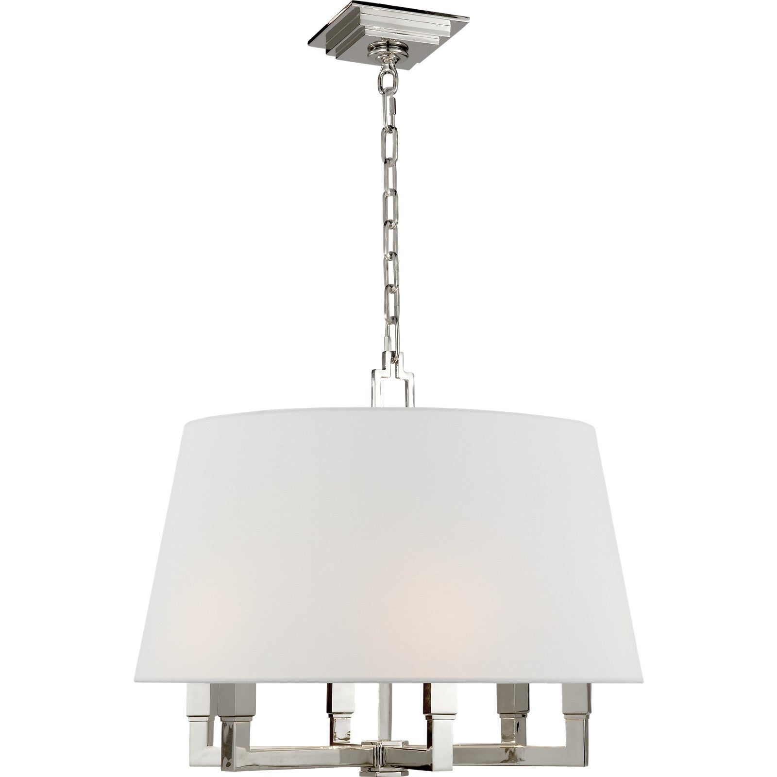Square Tube Hanging Shade - Visual Comfort Ceiling Lights