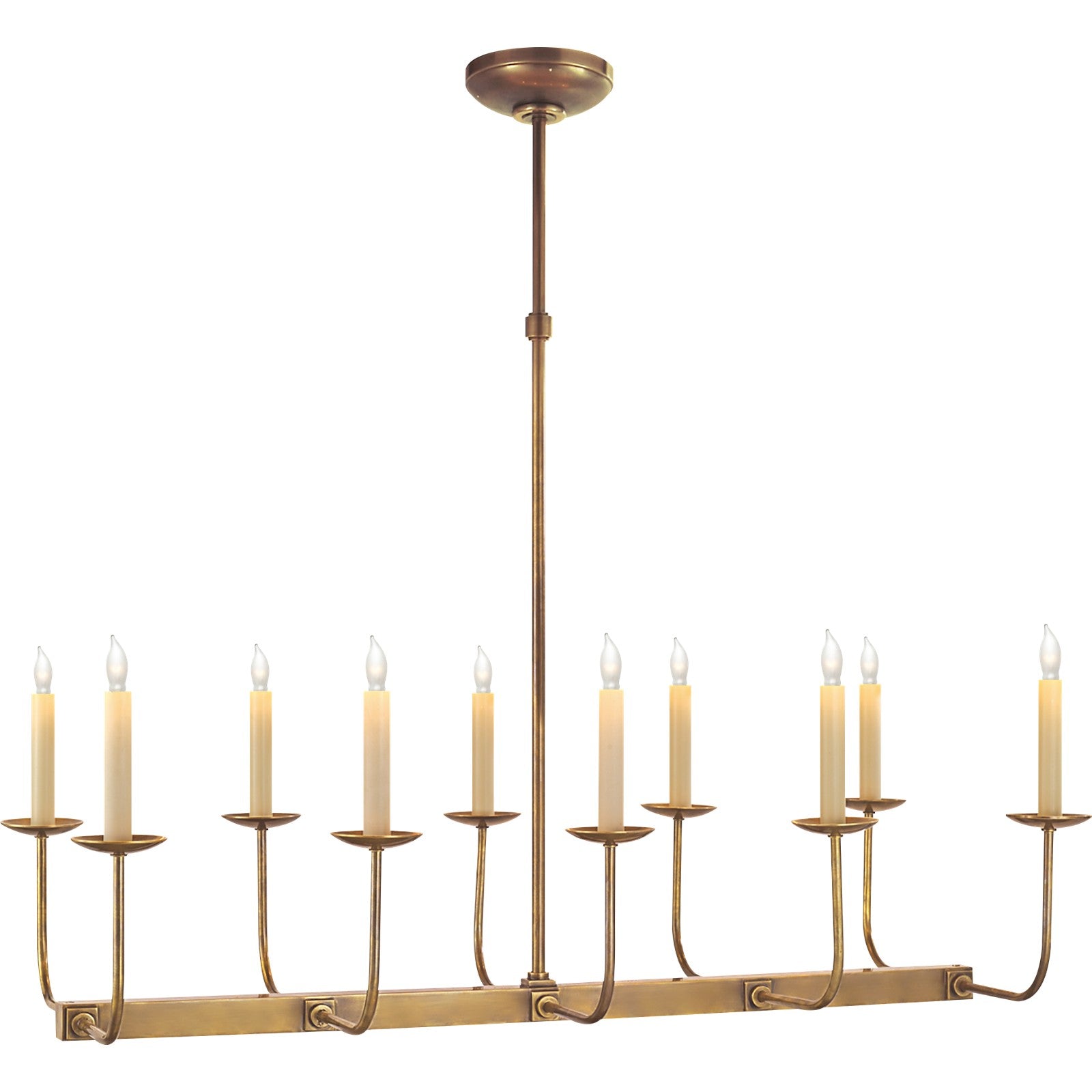 Linear Branched Chandelier - Visual Comfort Ceiling Lights