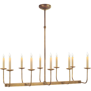 Linear Branched Chandelier - Visual Comfort Ceiling Lights