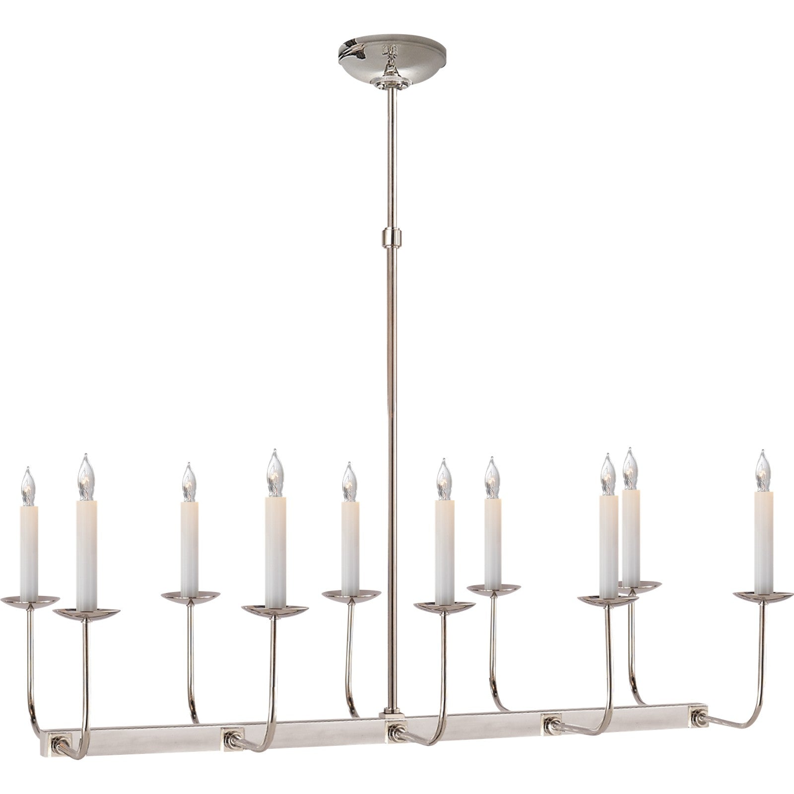 Linear Branched Chandelier - Visual Comfort Ceiling Lights