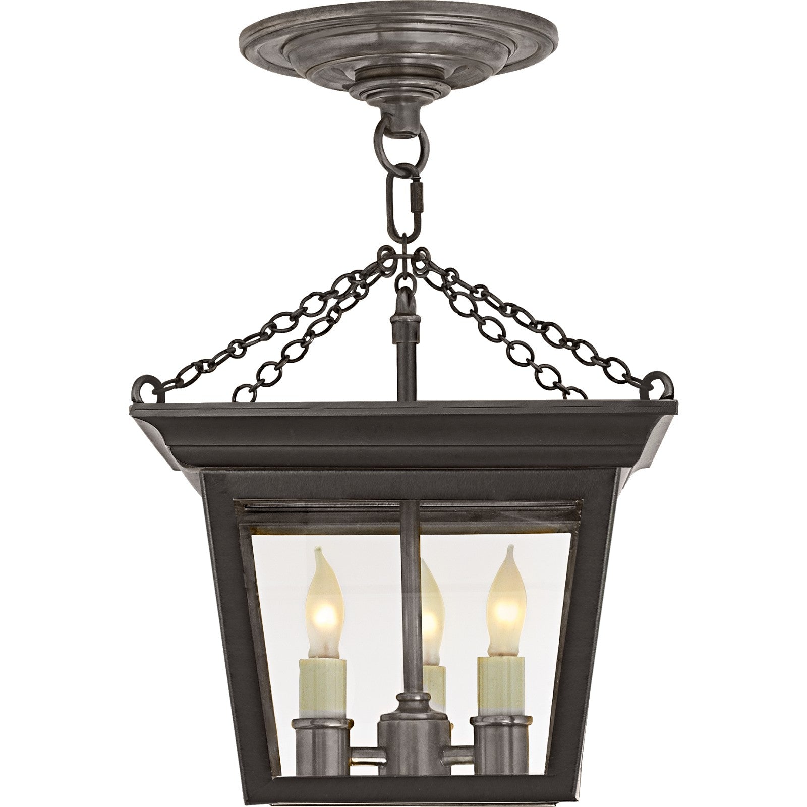 Cornice Semi-Flush Lantern - Visual Comfort Ceiling Lights
