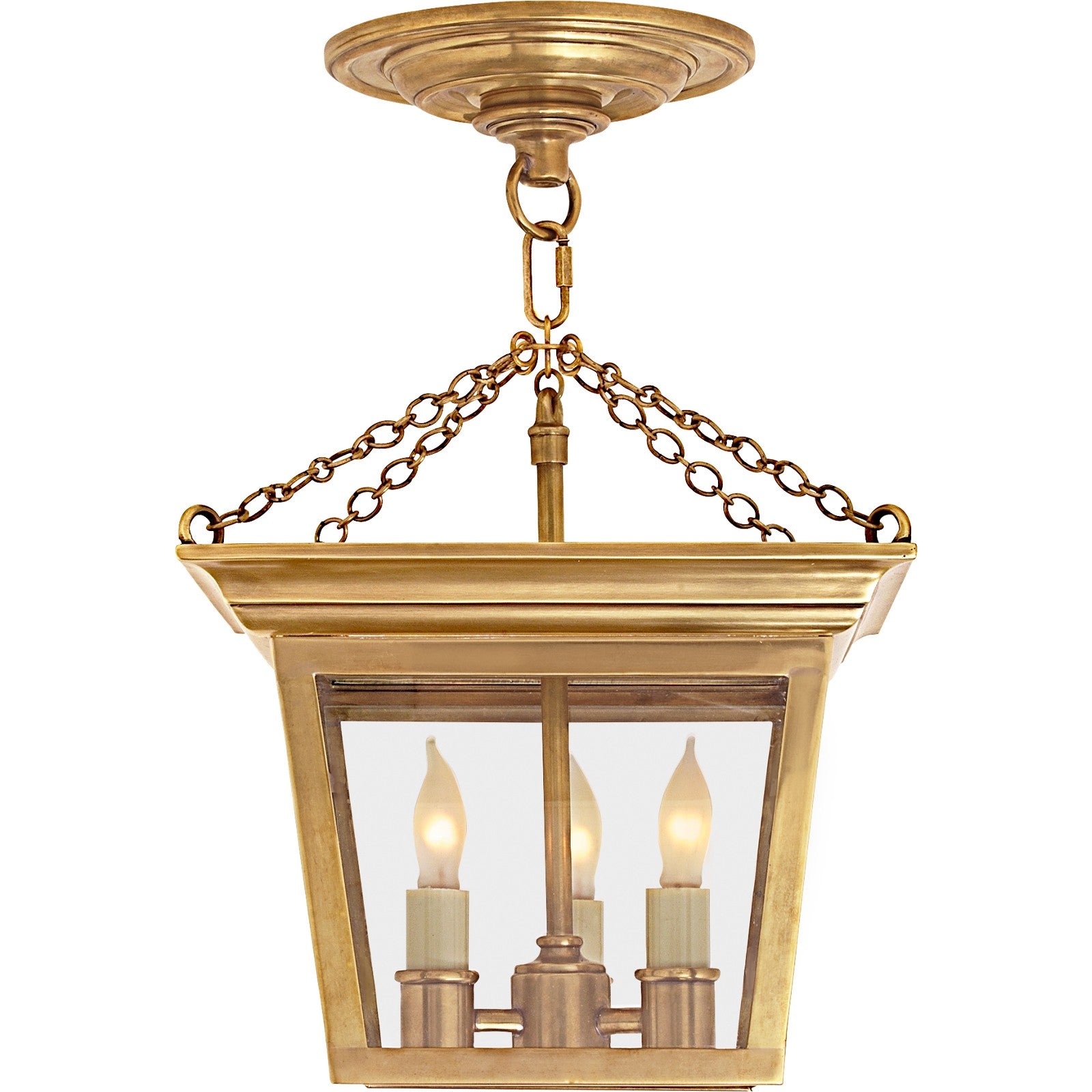 Cornice Semi-Flush Lantern - Visual Comfort Ceiling Lights
