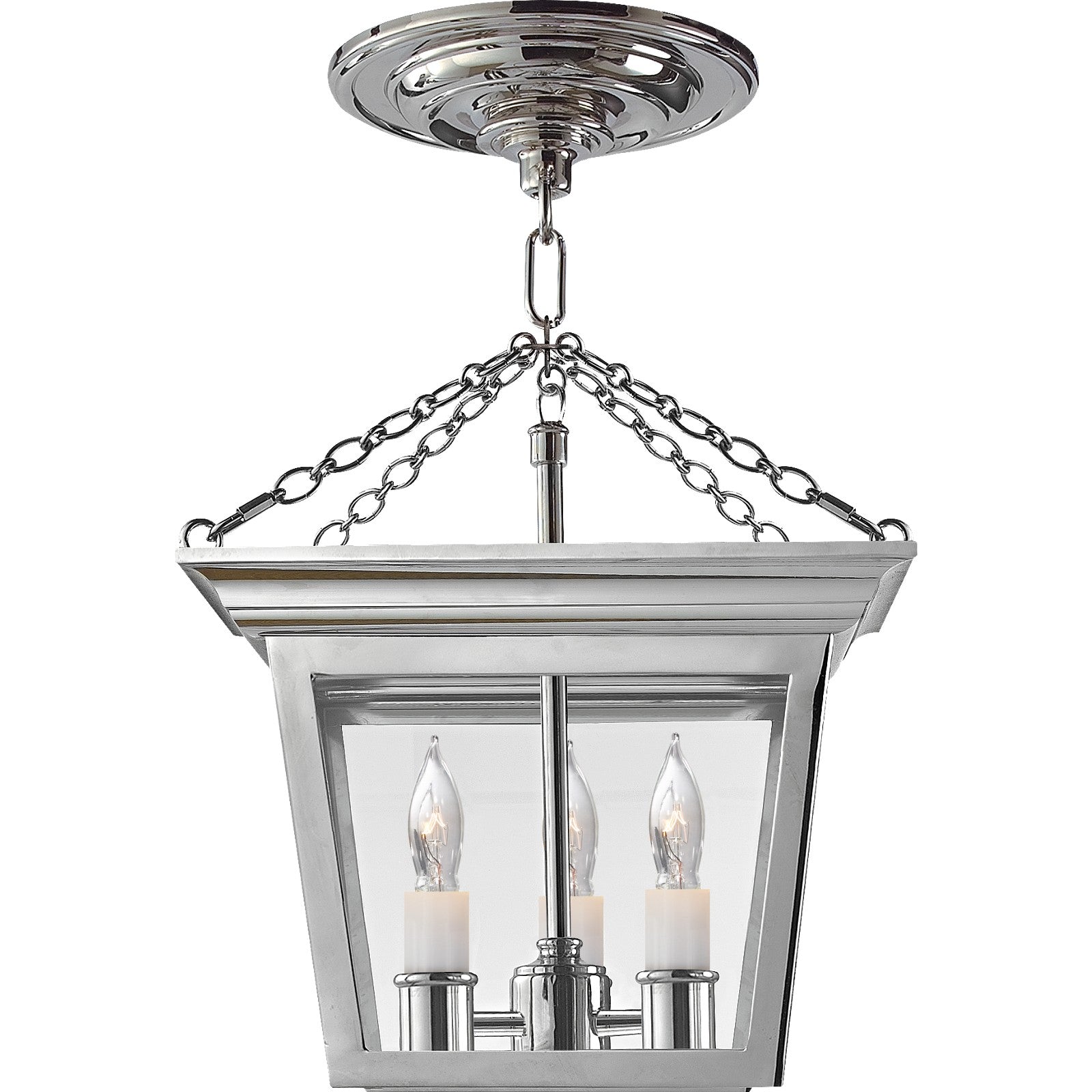 Cornice Semi-Flush Lantern - Visual Comfort Ceiling Lights