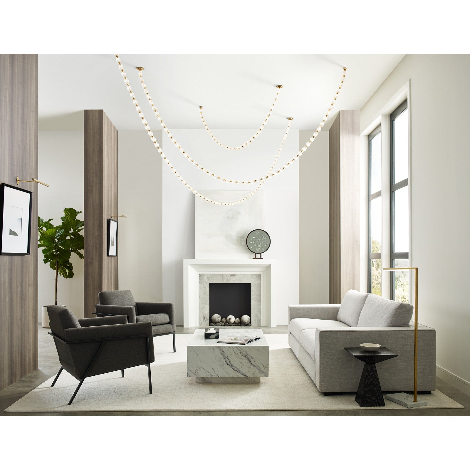 Collier 240 Chandelier - Visual Comfort Modern 63
